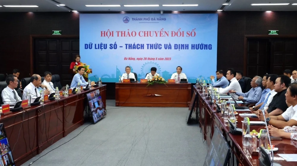 Hội thảo chuyển đổi số tại Đà Nẵng với chủ đề “Dữ liệu số - Thách thức và định hướng”. Ảnh: TẤN VIỆT