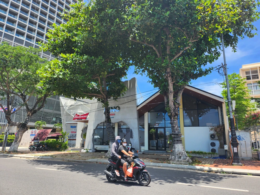 Nhà đất 34 Bạch Đằng, quận Hải Châu, Đà Nẵng. Ảnh: TẤN VIỆT