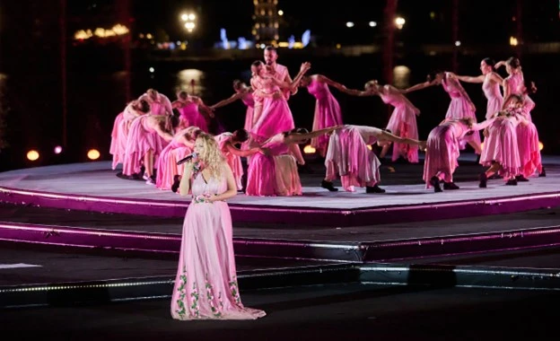 Vũ đoàn Bà Nà Hills tổng duyệt. Ảnh: SG