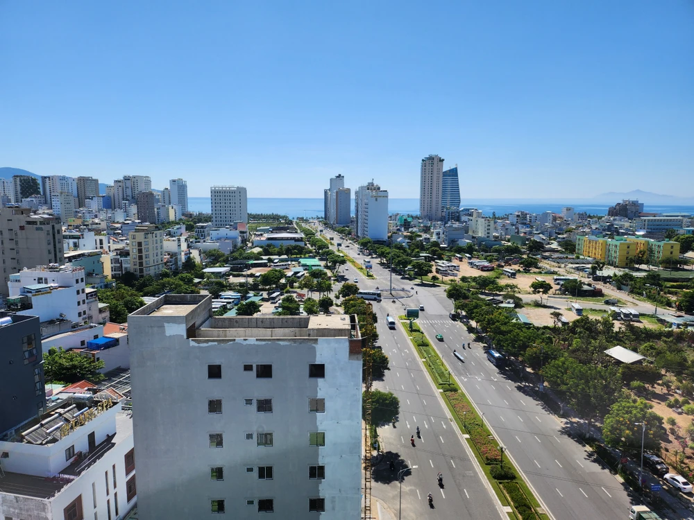 Đà Nẵng cấm phương tiện lưu thông trên nhiều tuyến đường ngày 26-6. Ảnh: TẤN VIỆT