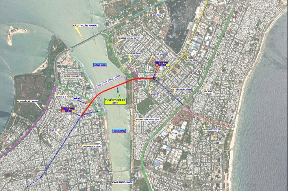 hầm qua sông hàn