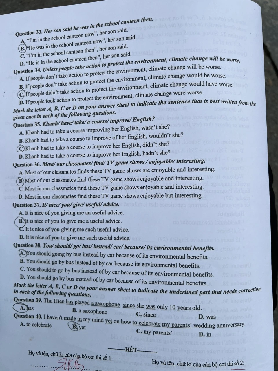 Đề thi môn tiếng Anh vào lớp 10 tại Hà Nội 4.jpg