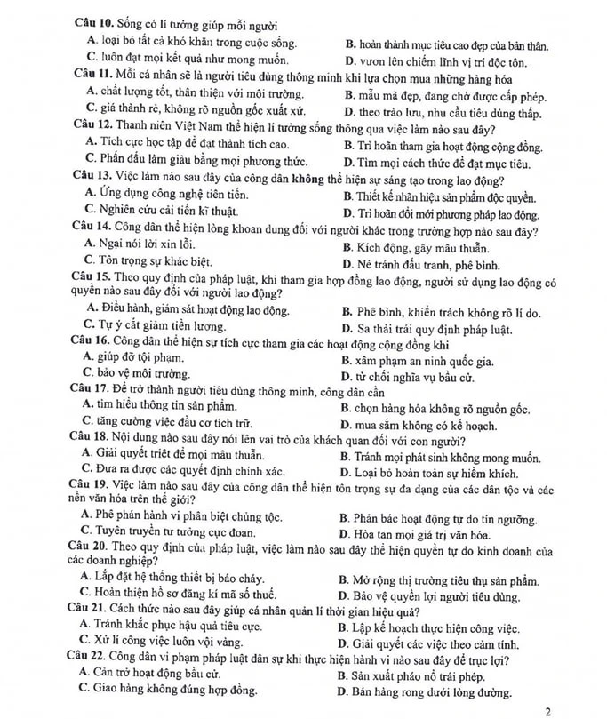 đề minh họa thi vào lớp 10 gdcd 2.jpg