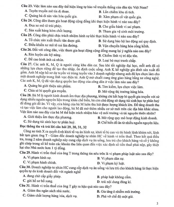 đề minh họa thi vào lớp 10 gdcd 3.jpg