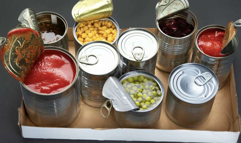 thực phẩm đóng hộp
