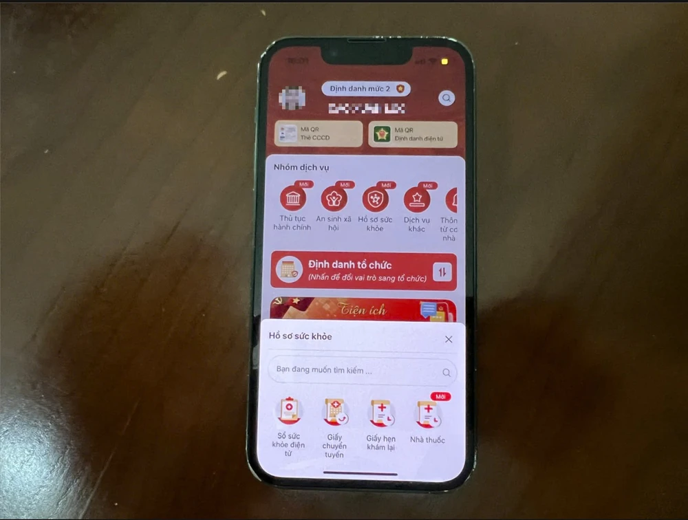 sổ sức khỏe điện tử