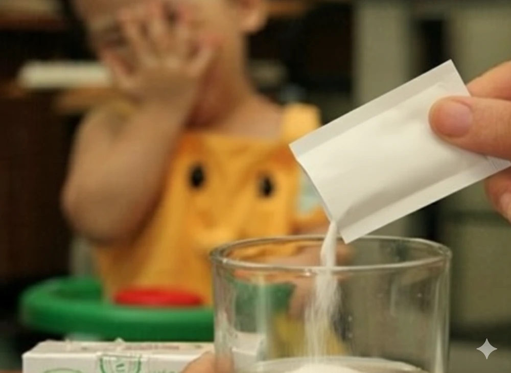 cốm pha hỗn dịch uống Pyfaclor Kid