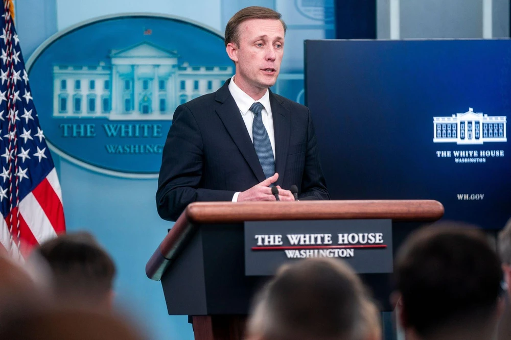 Cố vấn an ninh quốc gia Mỹ Jake Sullivan. Ảnh: Shawn Thew/SHUTTERSTOCK