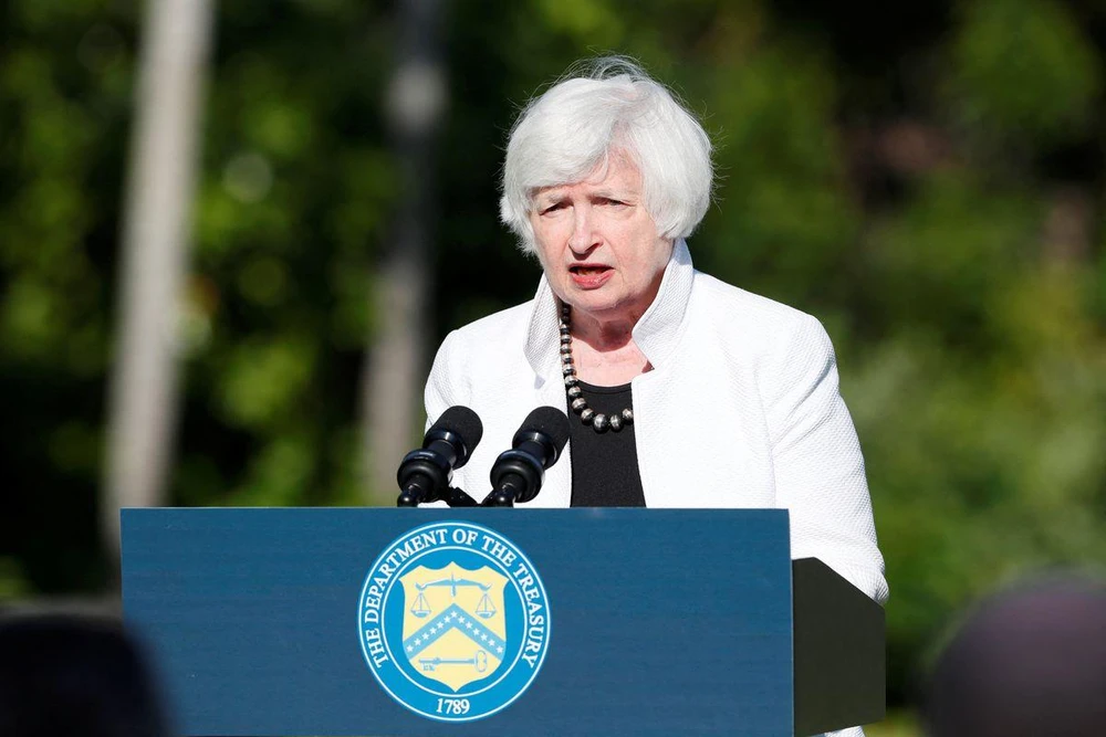 Bộ trưởng Tài chính Mỹ Janet Yellen. Ảnh: REUTERS