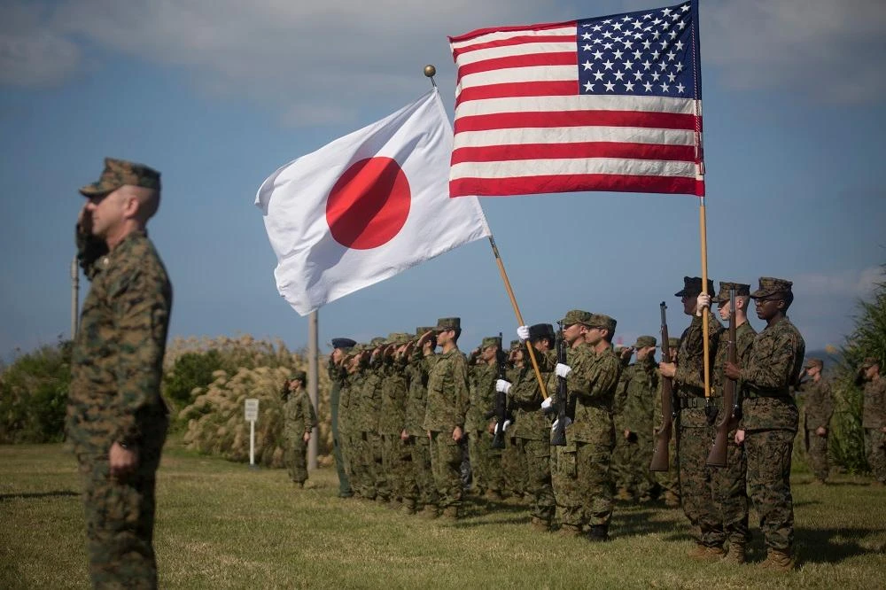 Mỹ và Nhật tăng cường tập trận chung giữa căng thẳng tại eo biển Đài Loan. Ảnh: AMERICAN VIEW