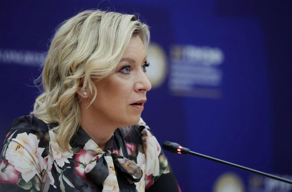 Người phát ngôn Bộ Ngoại giao Nga Maria Zakharova. Ảnh: Anton Vaganov/REUTERS
