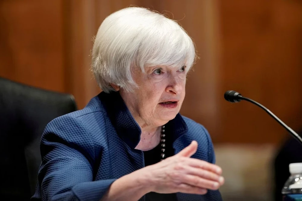 Bộ trưởng Tài chính Mỹ Janet Yellen. Ảnh: Greg Nash/POOL/REUTERS