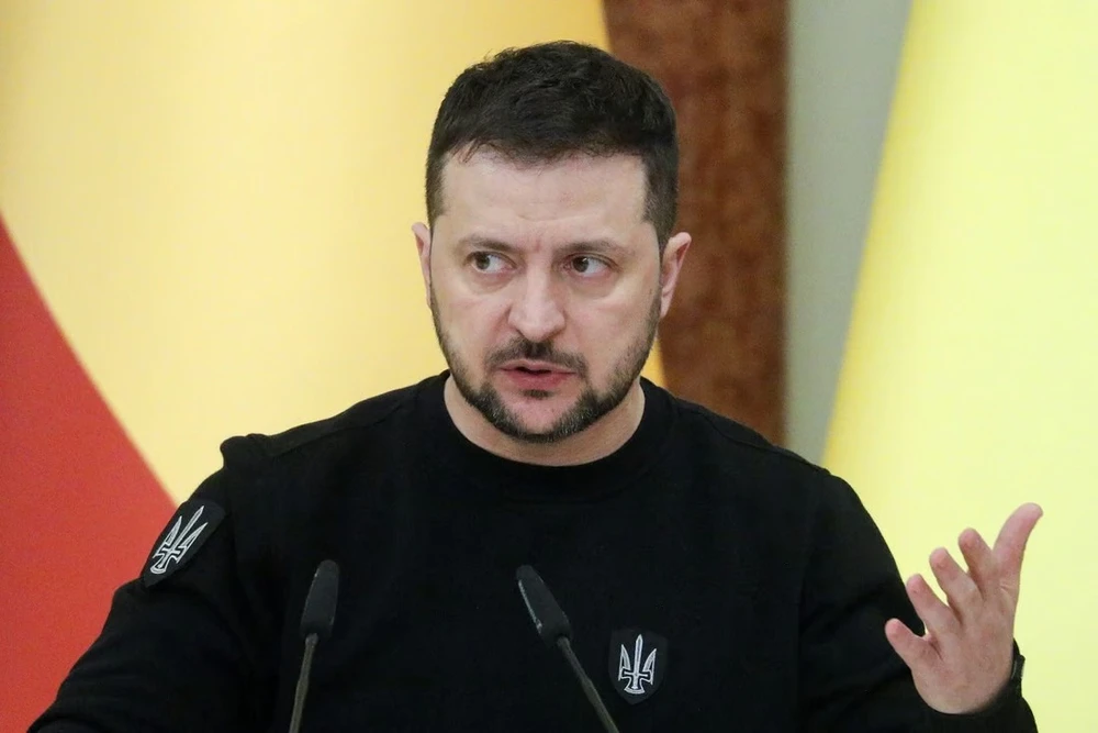 Tổng thống Ukraine Volodymyr Zelensky. Ảnh: EPA-EFE