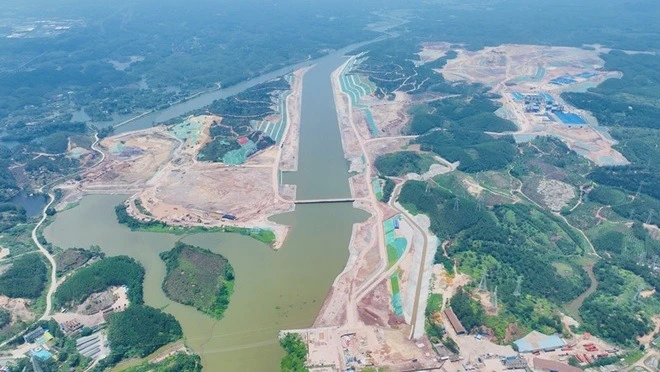 Khung cảnh kênh đào nhân tạo Bình Lục. Ảnh: cnr.cn