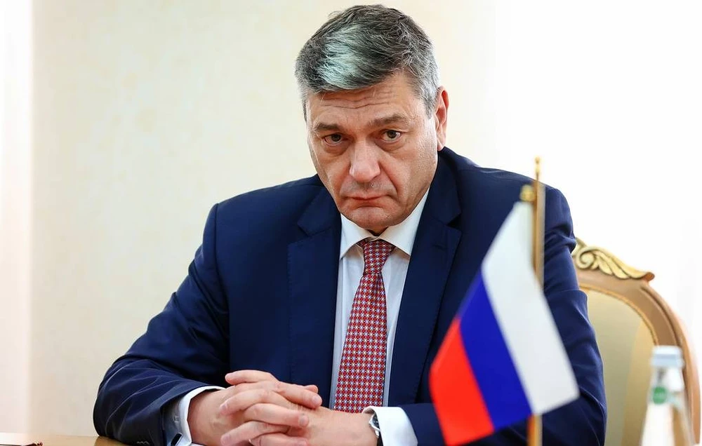 Thứ trưởng ngoại giao Nga Andrey Rudenko. Ảnh: VĂN PHÒNG BÁO CHÍ BỘ NGOẠI GIAO NGA/TASS