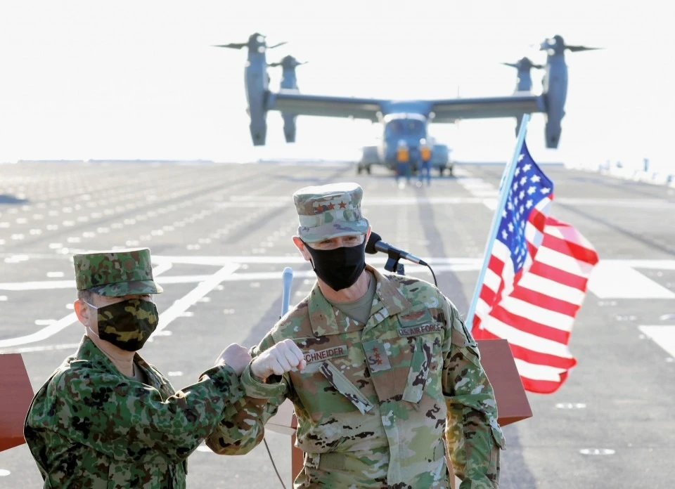 Mỹ tính lập một đơn vị quân đội đa chức năng đồn trú tại Nhật. Ảnh: KYODO NEWS