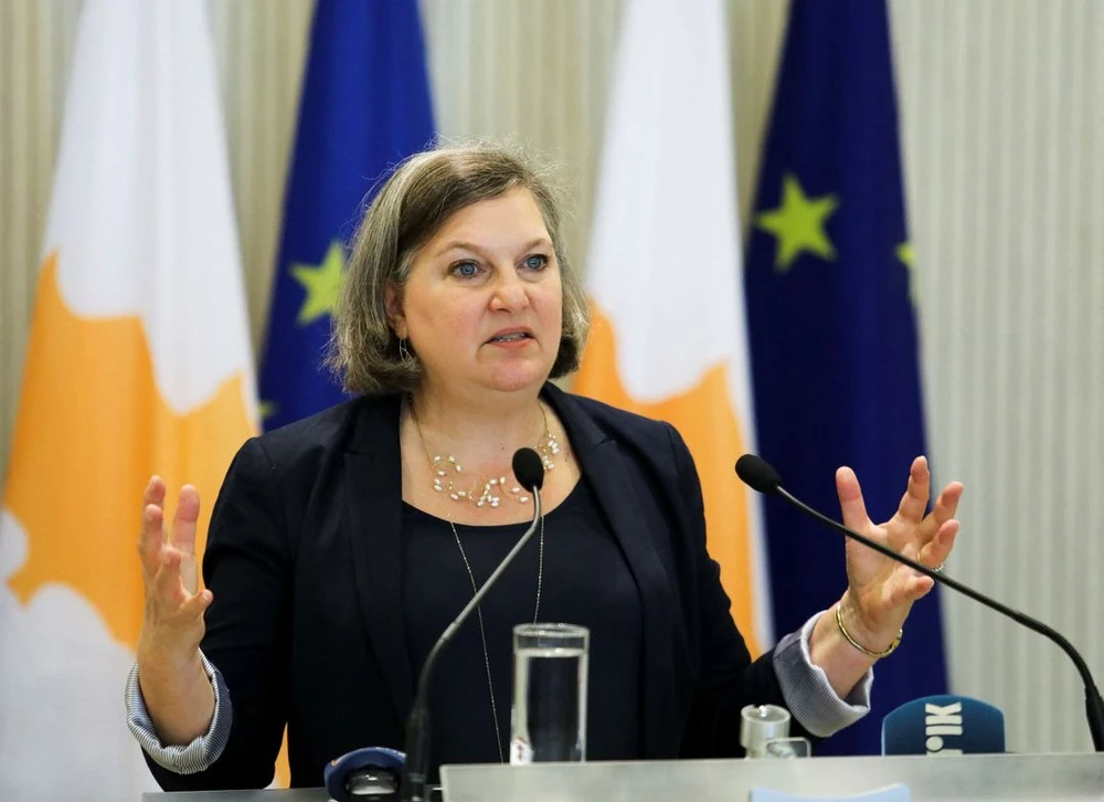 Quyền Thứ trưởng Ngoại giao Mỹ Victoria Nuland đã có chuyến đi tới Niger hôm 7-8. Ảnh: Yiannis Kourtogglou/REUTERS Quyền Thứ trưởng Ngoại giao Mỹ Victoria Nuland đã có chuyến đi tới Niger hôm 7-8. Ảnh: Yiannis Kourtogglou/REUTERS
