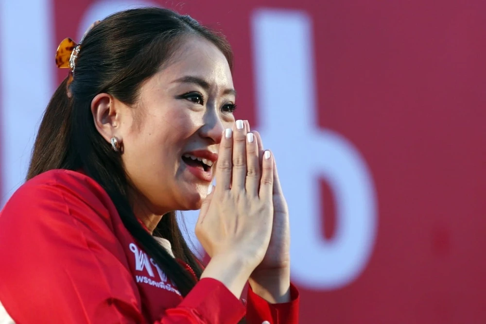 Bà Paetongtarn Shinawatra - con gái út của cựu Thủ tướng Thái Lan Thaksin Shinawatra. Ảnh: EPA-EFE Bà Paetongtarn Shinawatra - con gái út của cựu Thủ tướng Thái Lan Thaksin Shinawatra. Ảnh: EPA-EFE