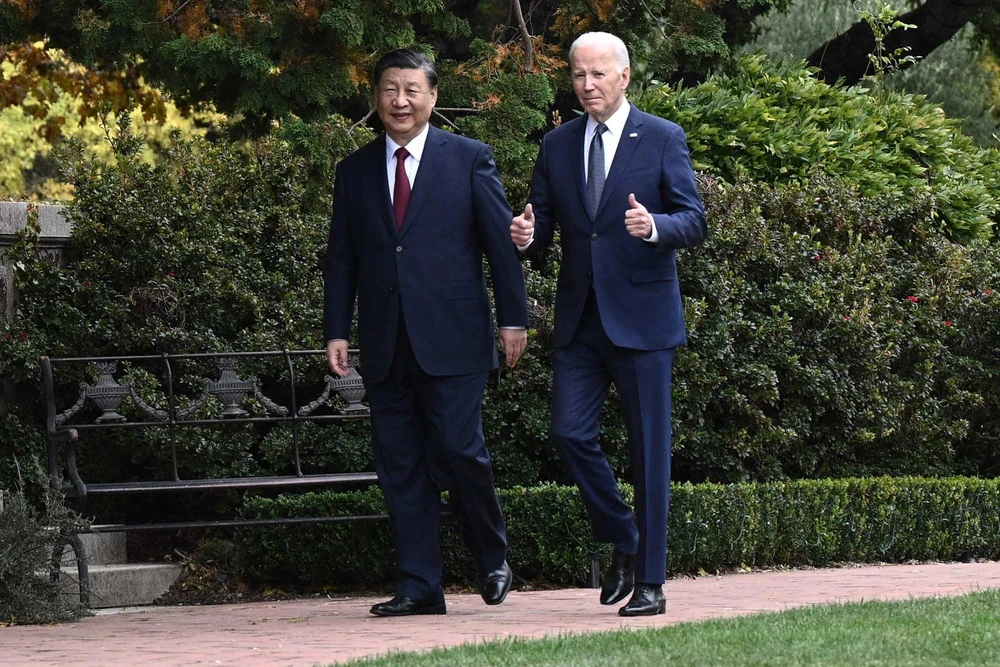 Tổng thống Mỹ Joe Biden và Chủ tịch Trung Quốc Tập Cận Bình