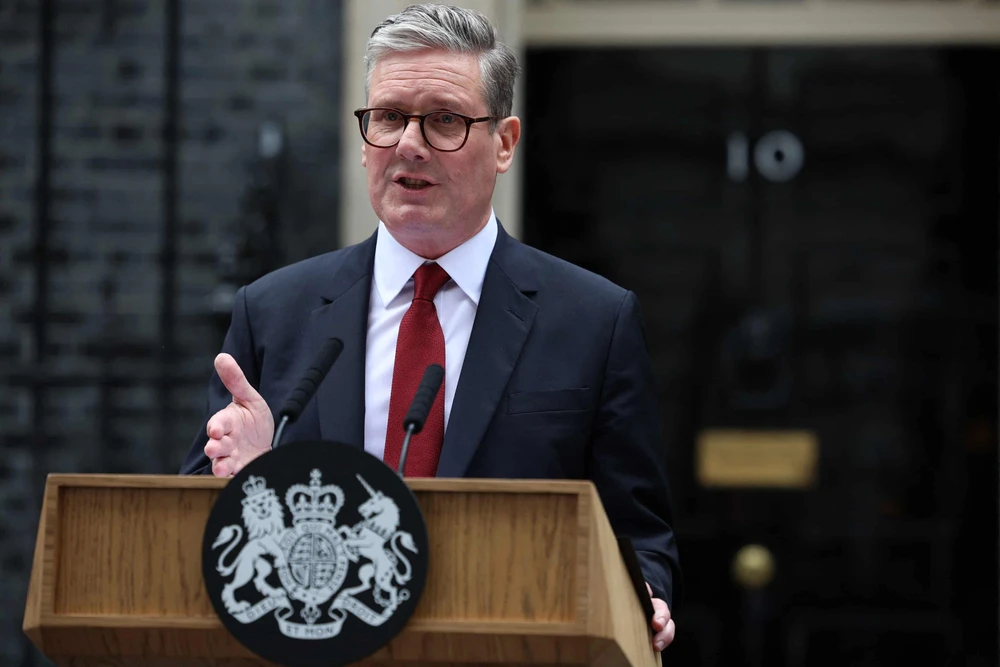 Tân Thủ tướng Anh Keir Starmer. Ảnh: Henry Nicholls/AFP