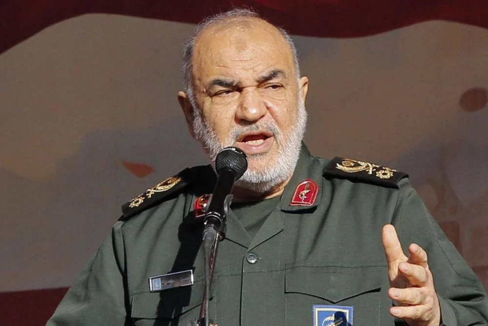 Thiếu tướng Hossein Salami - Tổng tư lệnh Lực lượng Vệ binh Cách mạng Hồi giáo Iran (IRGC). Ảnh: AFP