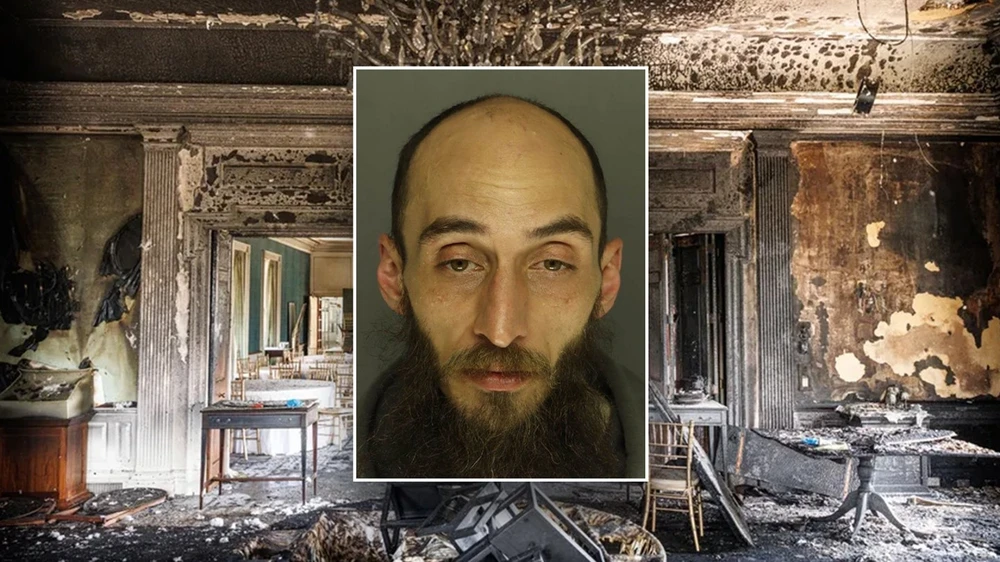 Thiệt hại trong Dinh Thống đốc Pennsylvania do vụ phóng.jpg