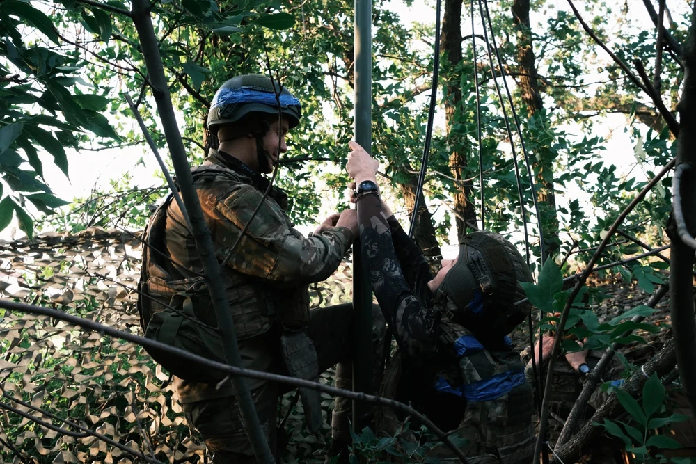 vùng xám Kostiantynivka, lực lượng Ukraine