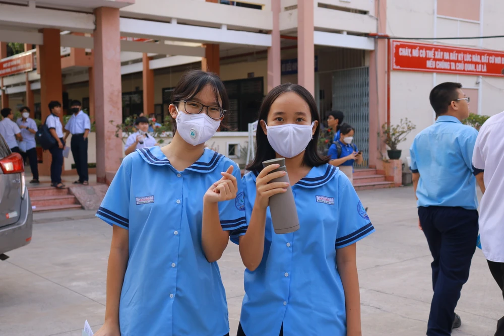 Minh Khuê trường THCS An Phú ấp ủ dự định học một khóa nhảy sau kỳ thi. Ảnh: VÕ THƠ