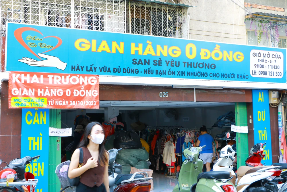 gian hàng 0 đồng