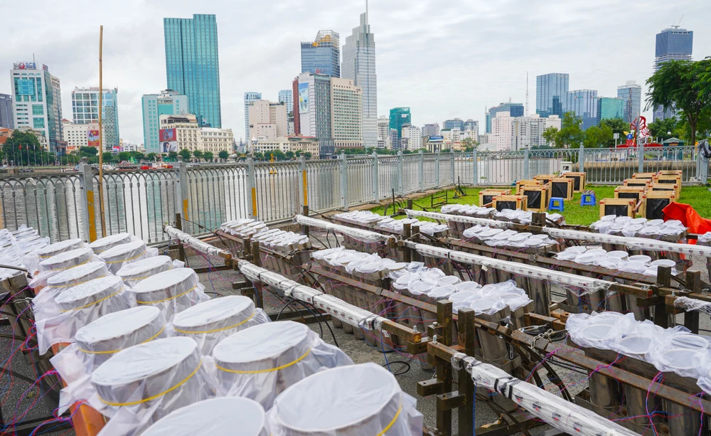 1.500 quả pháo hoa tầm cao tại TP.HCM sẵn sàng khai hỏa vào tối 2-9