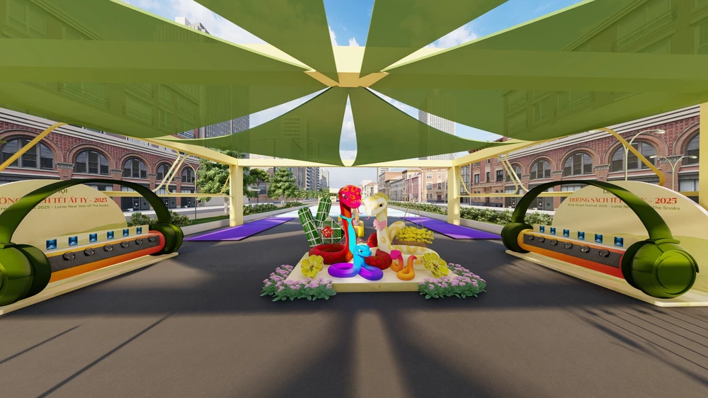 Lễ hội Đường sách Tết Ất Tỵ 2025 lì xì 20.000 “lộc sách” trong ngày khai xuân đầu năm