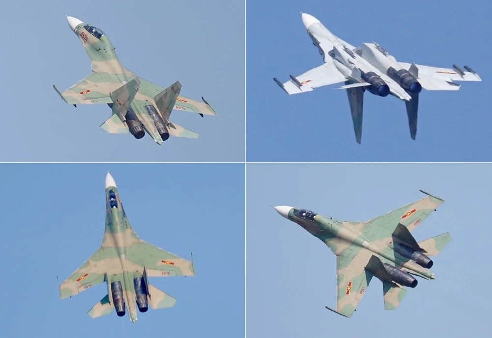 Chiêm ngưỡng màn trình diễn của dàn tiêm kích, máy bay chuẩn bị cho lễ kỷ niệm 30-4