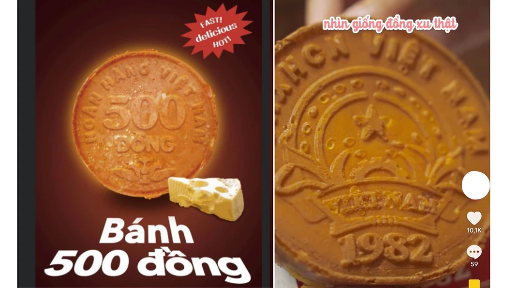 Bánh đồng xu phô mai in hình 500 đồng, có vi phạm pháp luật_.jpg