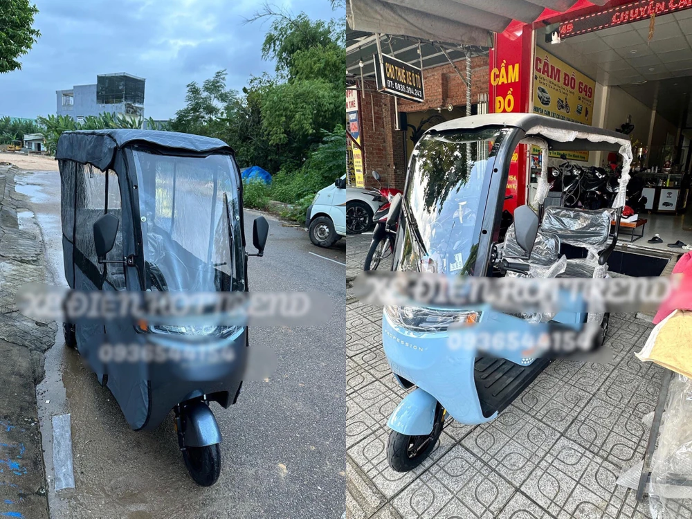xe điện 3 bánh cấm nhưng vẫn bán