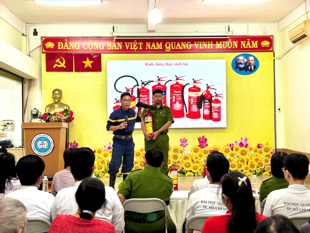 kỹ năng PCCC, báo cáo viên Nguyễn Hồng Phát