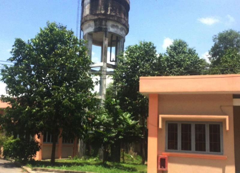 Hiện trường nơi phát hiện Thiếu úy tử vong trong tư thế treo cổ