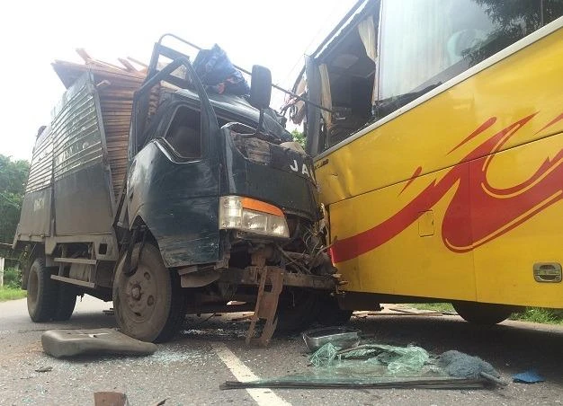 Hiện trường vụ tai nạn giao thông