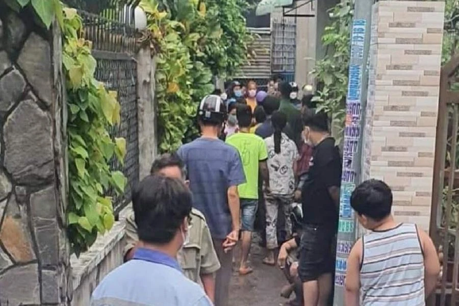 Khu nhà trọ xảy ra vụ án mạng đau lòng. Ảnh: AX.