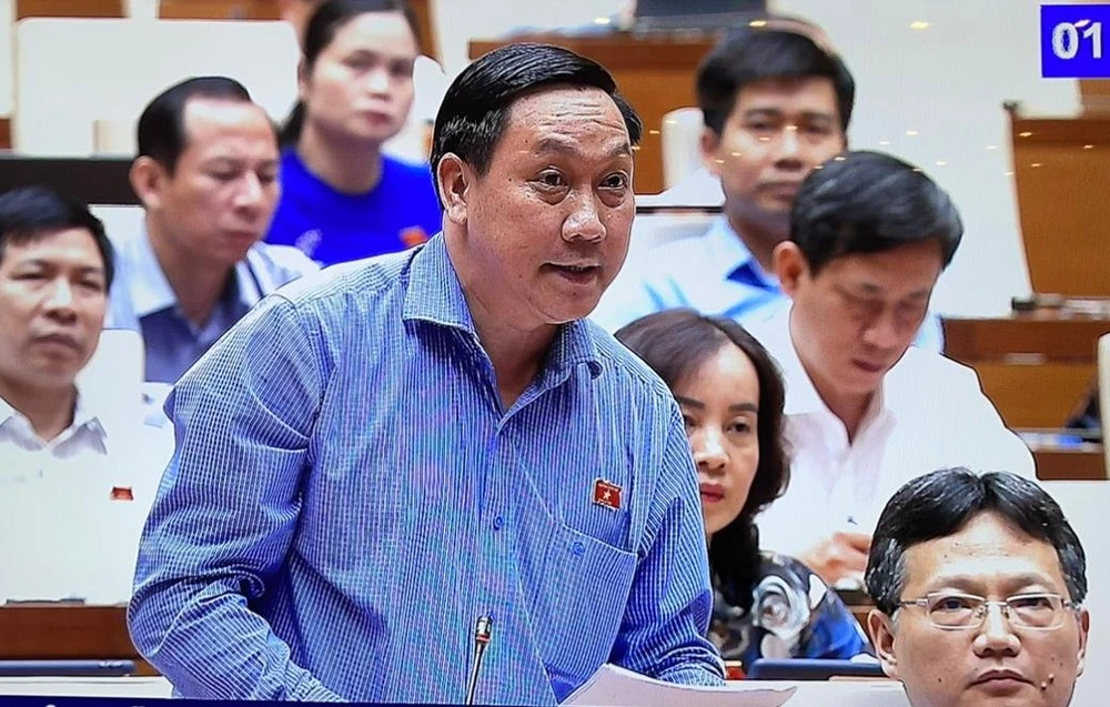 Đại biểu Bùi Xuân Thống, Phó trưởng đoàn ĐBQH tỉnh Đồng Nai.