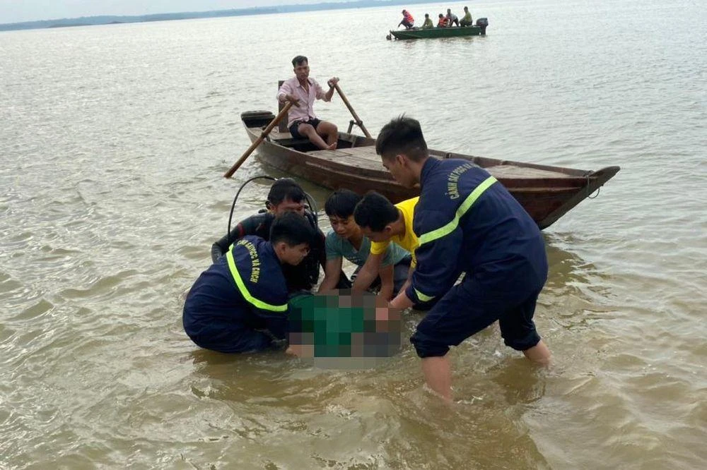 Một trong ba nạn nhân được tìm thấy. Ảnh CTV