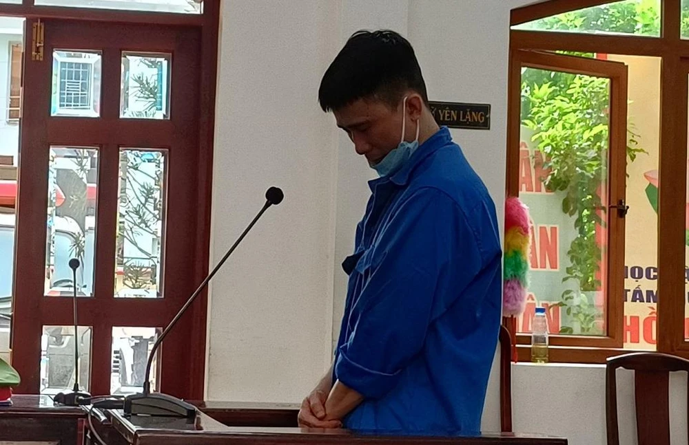 Bị cáo Nguyễn Duy Cường tại phiên tòa xét xử. Ảnh: VH Bị cáo Nguyễn Duy Cường tại phiên tòa xét xử. Ảnh: VH