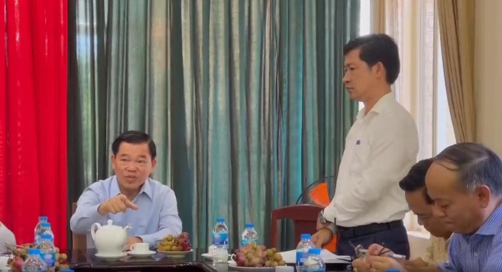 Bí thư Tỉnh ủy Đồng Nai yêu cầu lực lượng chức năng sớm làm rõ trách nhiệm về sai phạm để xử lý sớm. Ảnh: VH.