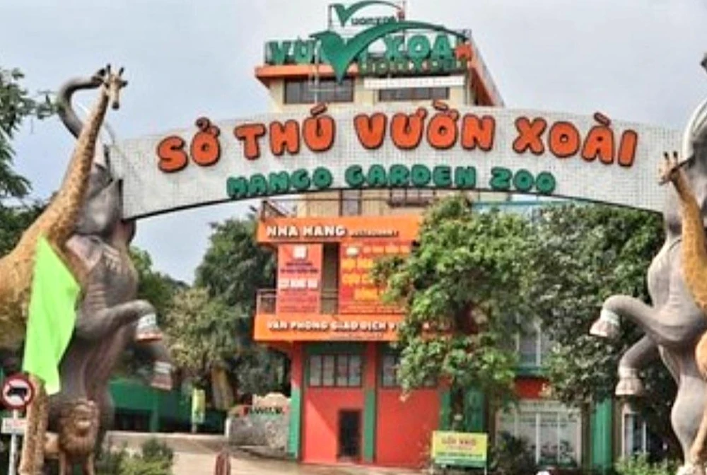 Khu du lịch Vườn Xoài. Ảnh: AX