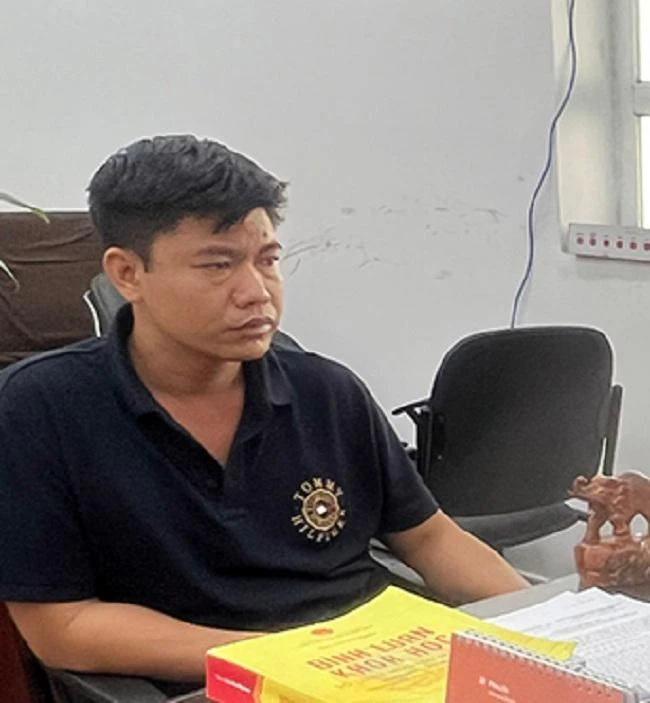 Nghi can Tài, người cầm đầu đường dây cá độ bóng đá. Ảnh: CA. Nghi can Tài, người cầm đầu đường dây cá độ bóng đá. Ảnh: CA.