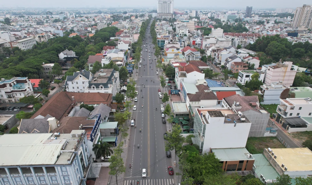 Một góc TP Biên Hòa. Ảnh: VH. Một góc TP Biên Hòa. Ảnh: VH.