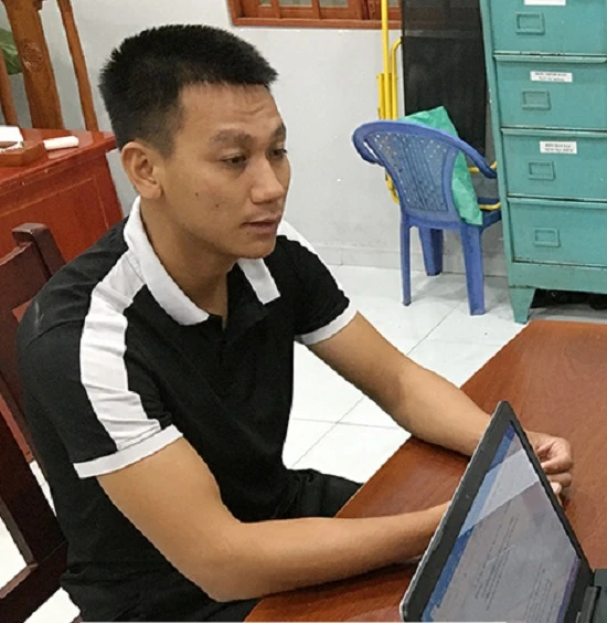 Nghi can Bùi Đăng Khánh. Ảnh: CA. Nghi can Bùi Đăng Khánh. Ảnh: CA.