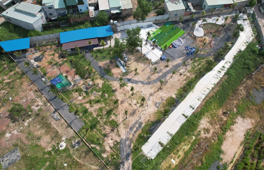 Công trình xây dựng trái phép. Ảnh: VH.