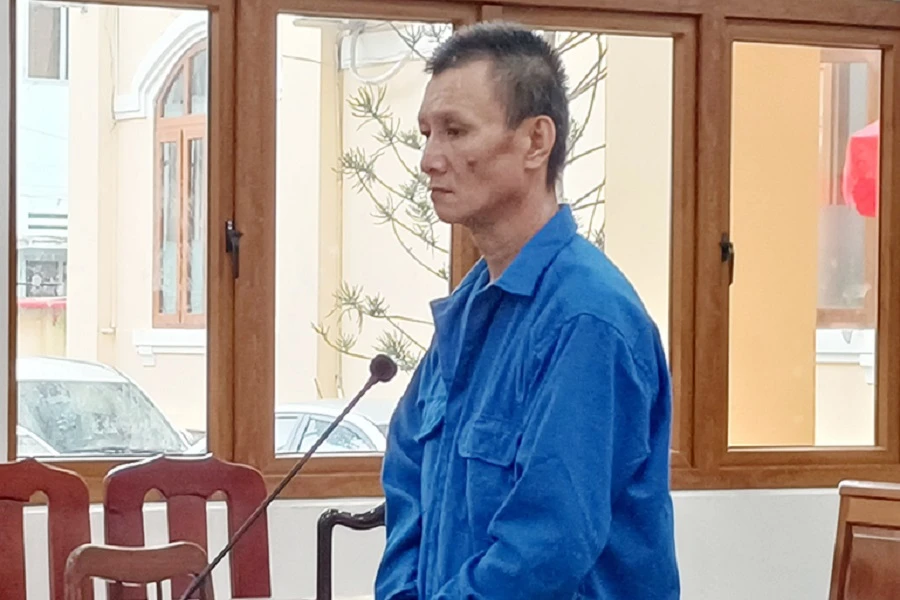 Bị cáo Tùng tại tòa. Ảnh: PH