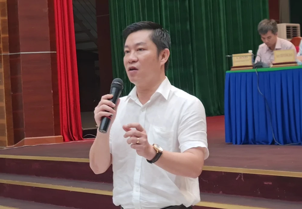 Lãnh đạo Công ty cổ phần đầu tư LDG cam kết trong năm 2023 sẽ giải chấp toàn bộ sổ đỏ đang thế chấp. Ảnh: VŨ HỘI