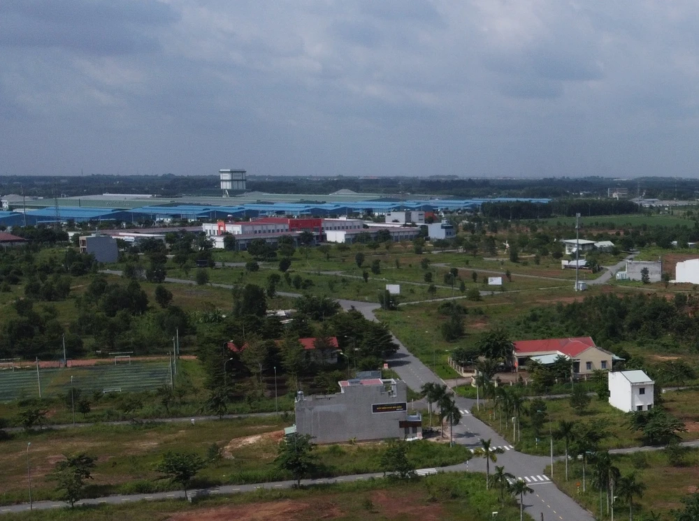 Dự án Khu dân cư - dịch vụ Giang Điền (khu A) có vị trí đắc địa đối diện khu công nghiệp Giang Điền.